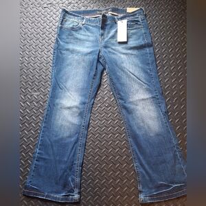 Maurices Dark Blue Bootcut Jeans Size 15/16